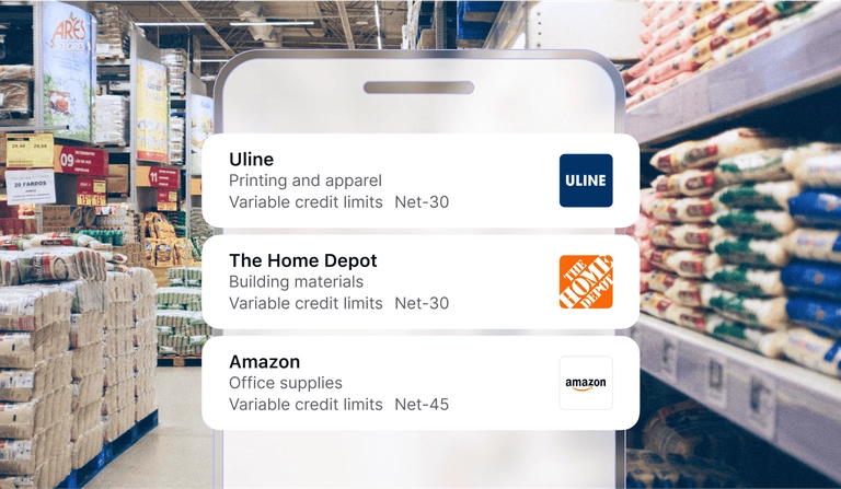 Phone showing UI supply stores