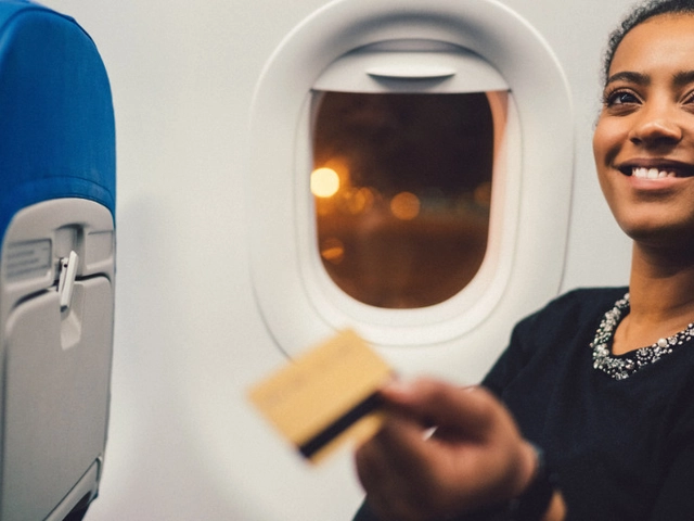 Small business owner uses the Alaska Airlines Business Credit Card.