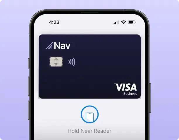 Nav Credit Credit Builder Card using Apple Pay