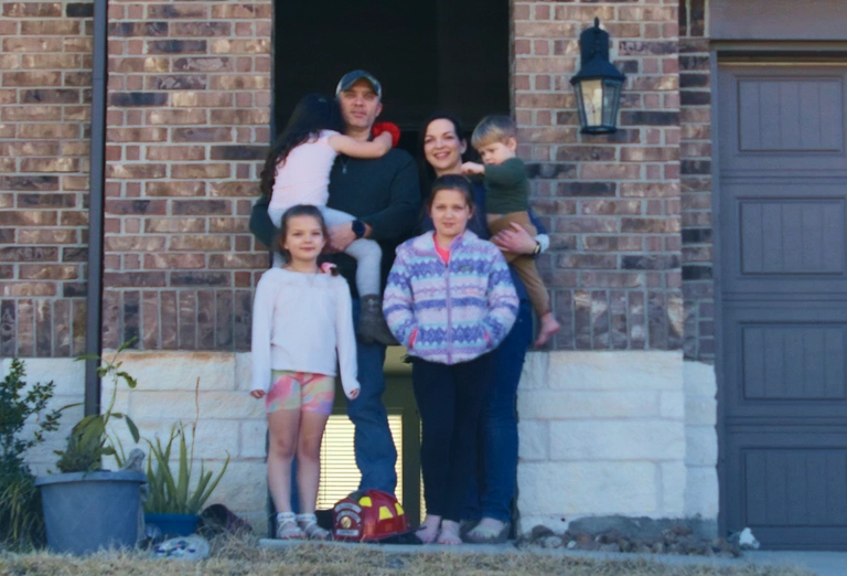 Ryan Lockwood and his family