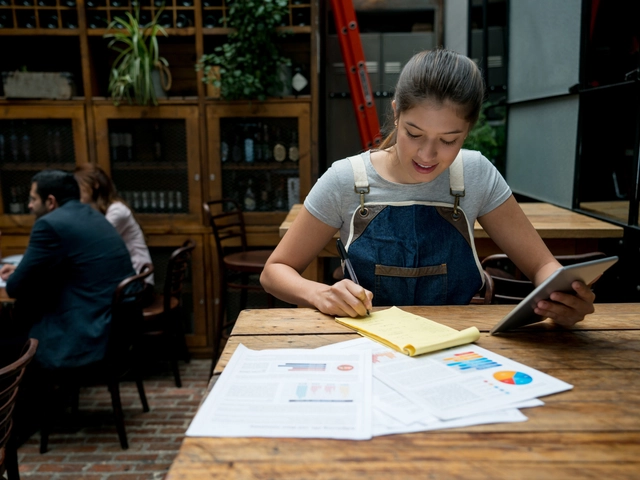 small business owner works to find working capital