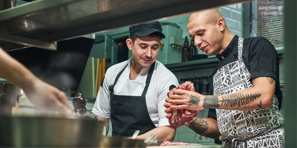 Restaurant owner uses restaurant equipment loans to stock their restaurant.