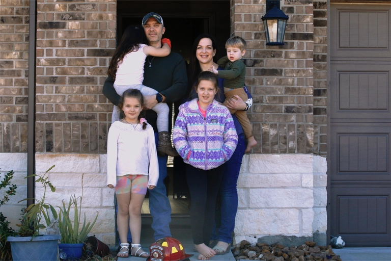 Ryan Lockwood and his family