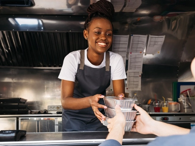 Food truck owner who uses a payroll service